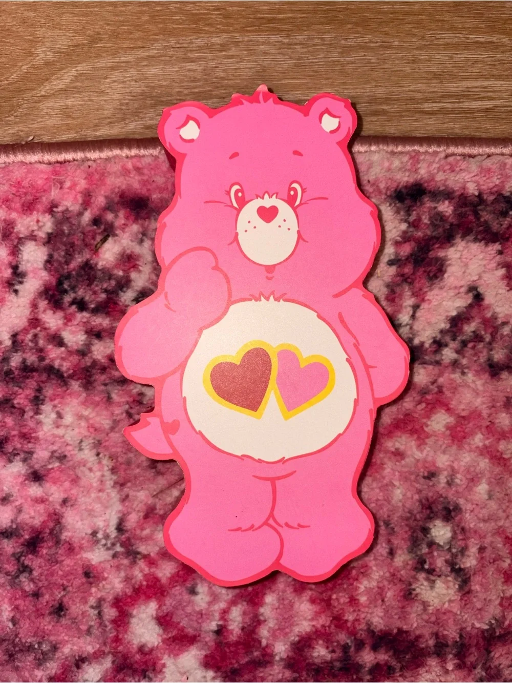 Care Bears Pink Heart Belly Patch Wall Decor